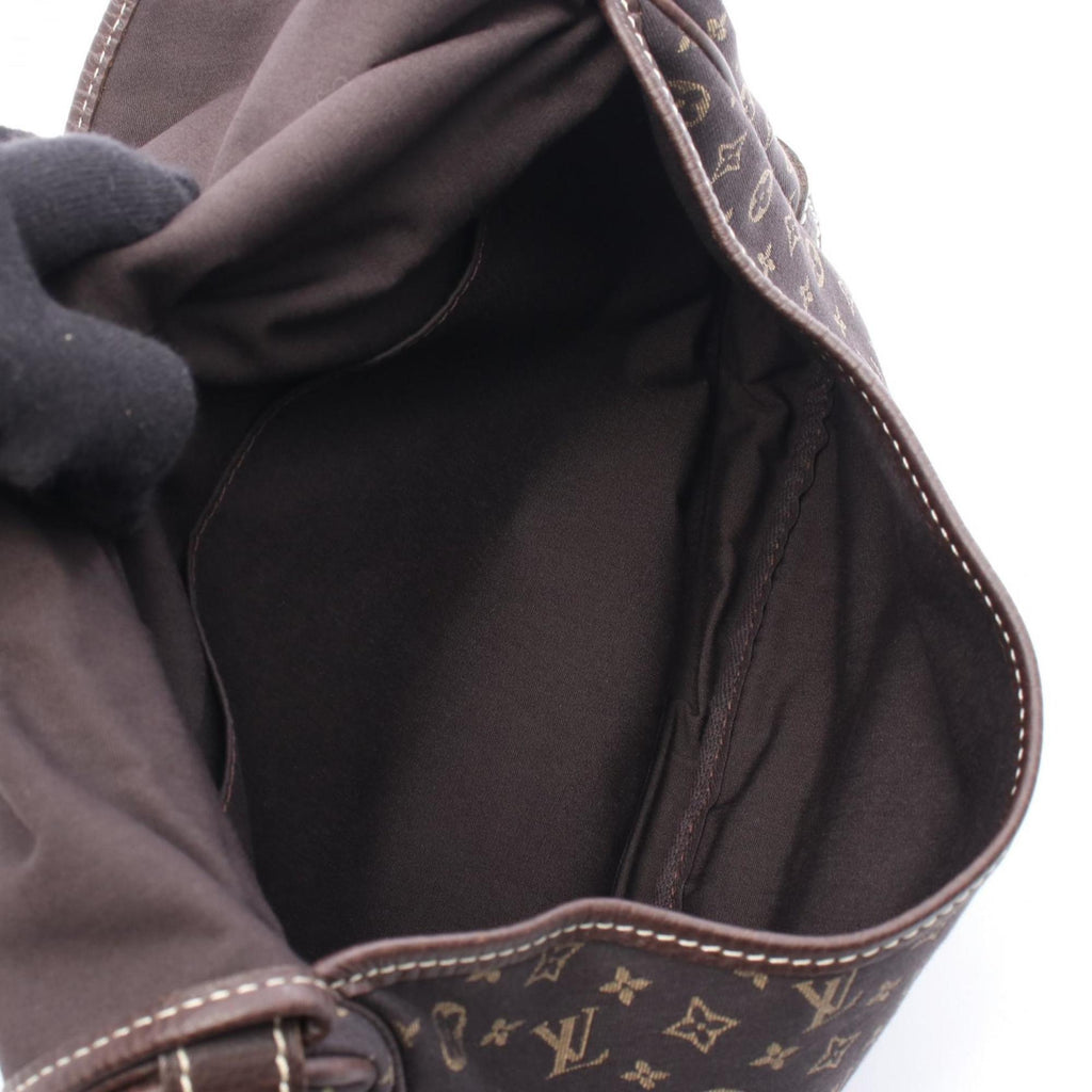 Louis Vuitton Brown Canvas Monogram Mini Leather Shoulder Bag