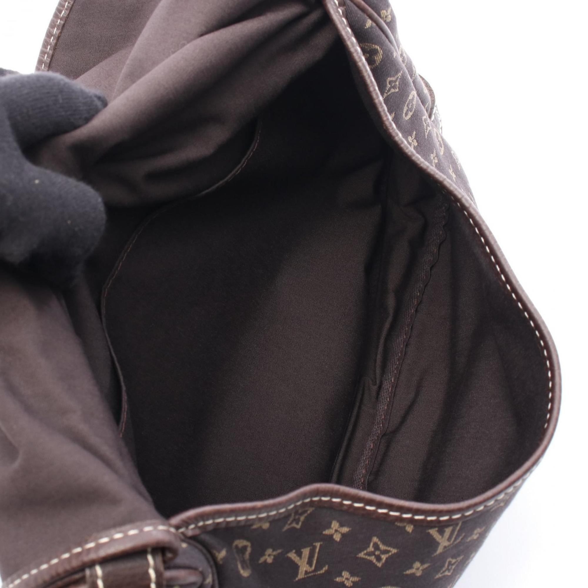 Louis Vuitton Brown Canvas Monogram Mini Leather Shoulder Bag