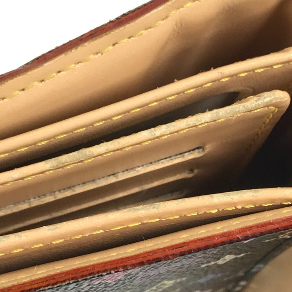 Louis Vuitton Black Monogram Multicolore Bill Wallet (Tri-Fold)