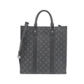 Louis Vuitton Black Coated Canvas Handbag