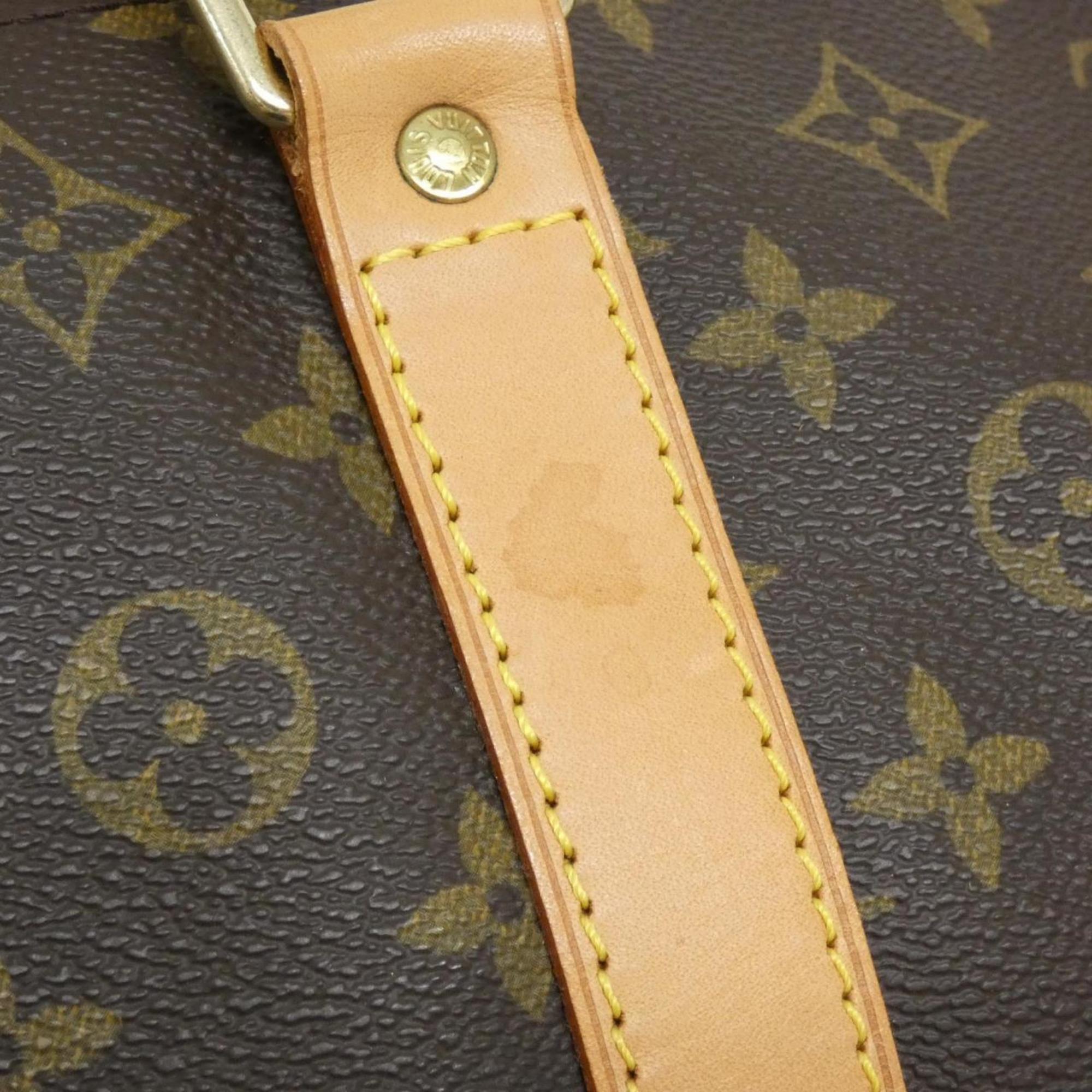 Louis Vuitton Monogram Marron Coated Canvas Boston Bag