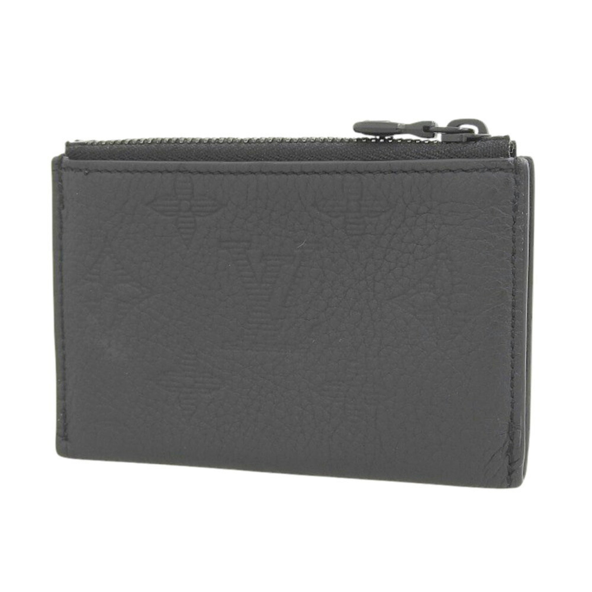 Louis Vuitton Black Noir Monogram Shadow Coin Purse/Coin Case