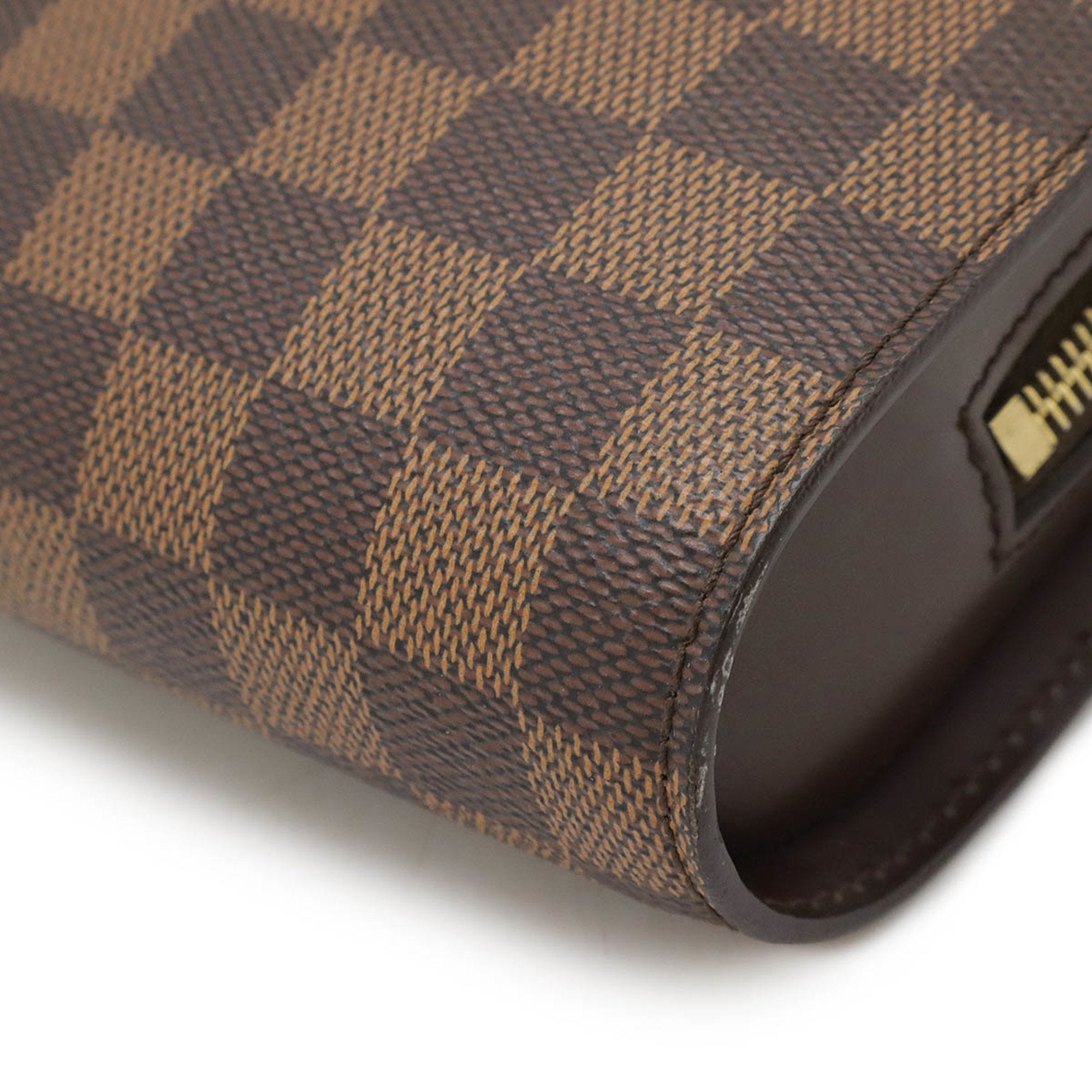 Louis Vuitton Damier Brown Damier Canvas Pvc Clutch Bag