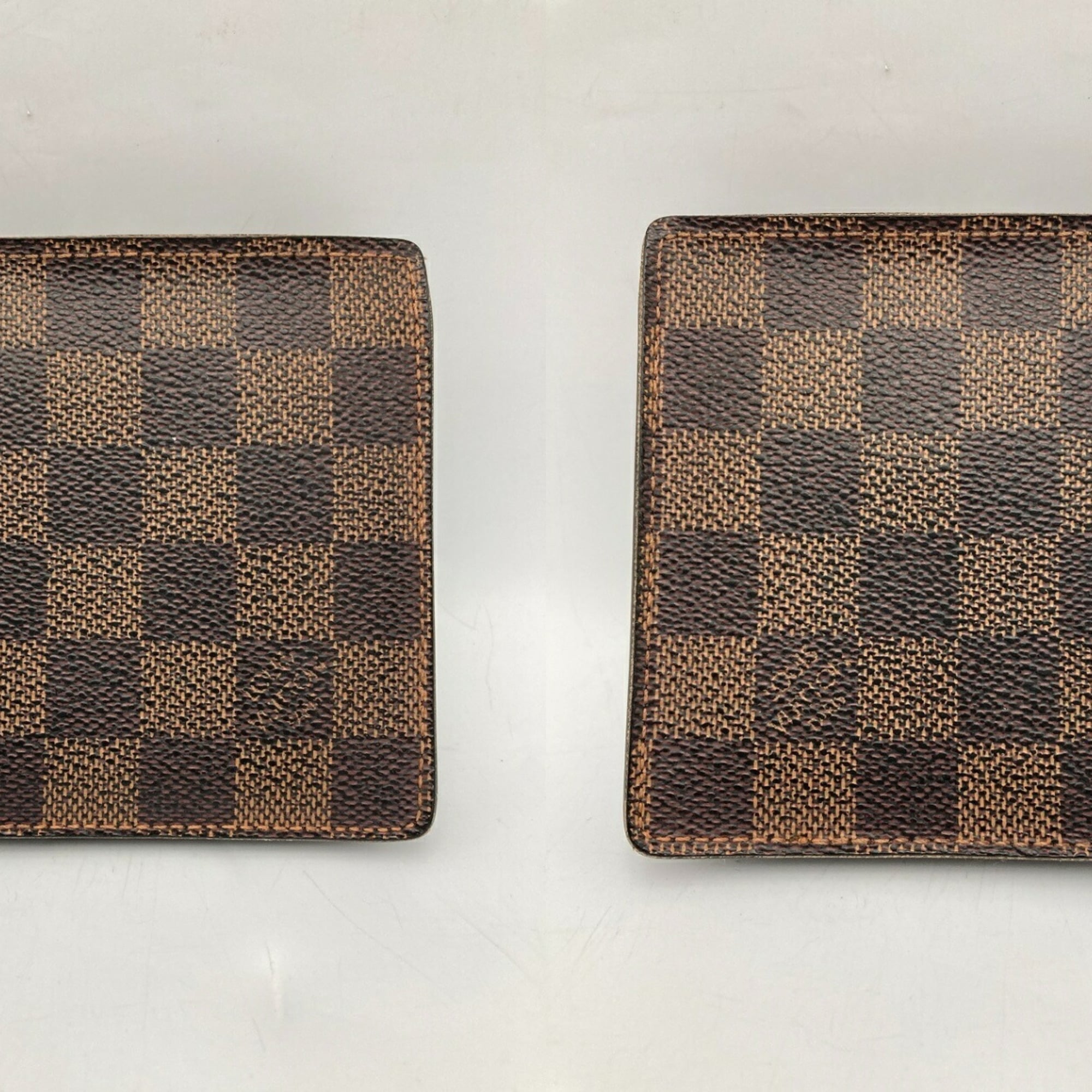 Louis Vuitton Brown Pvc Leather Wallet