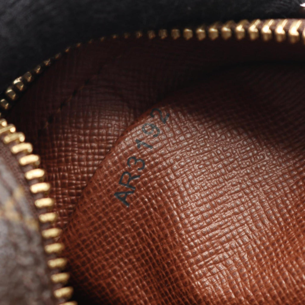 Louis Vuitton Brown Coated Canvas Leather Shoulder Bag
