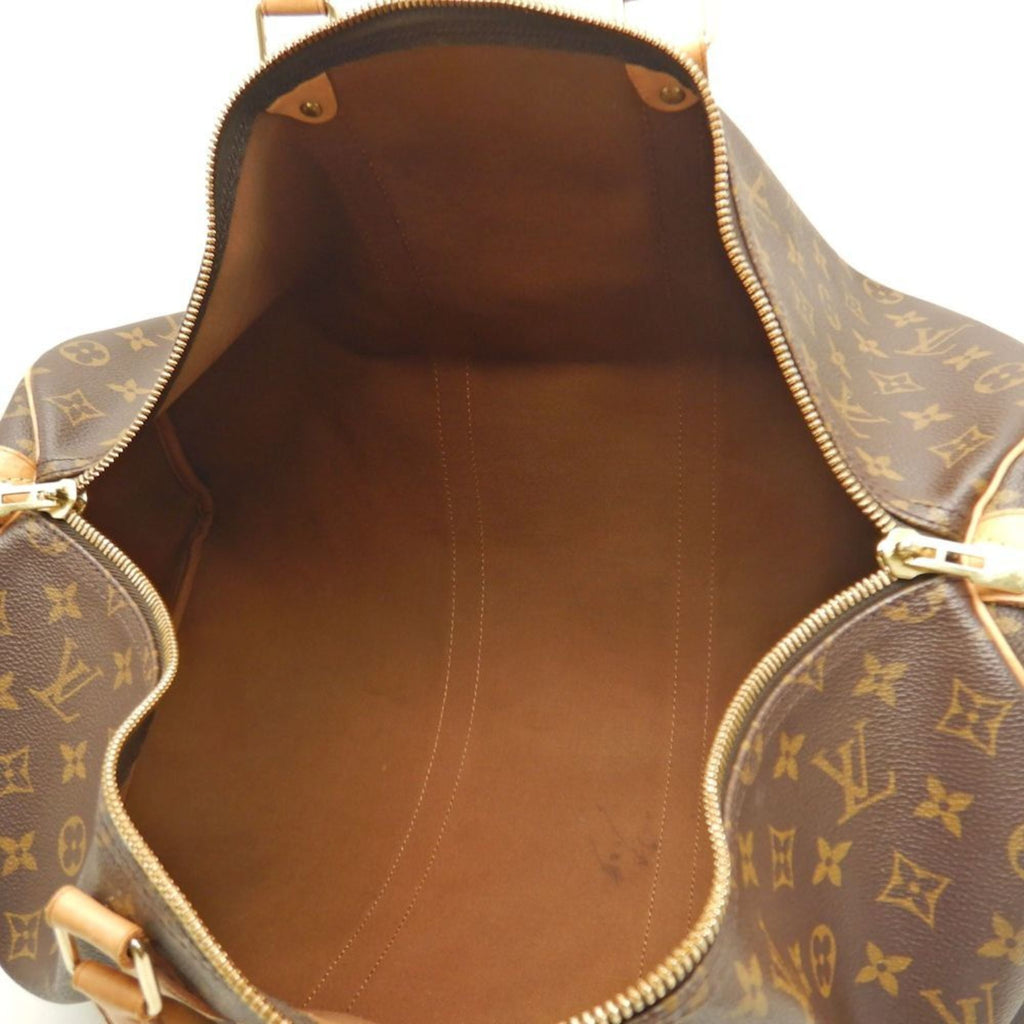 Louis Vuitton Monogram Brown Pvc Boston Bag