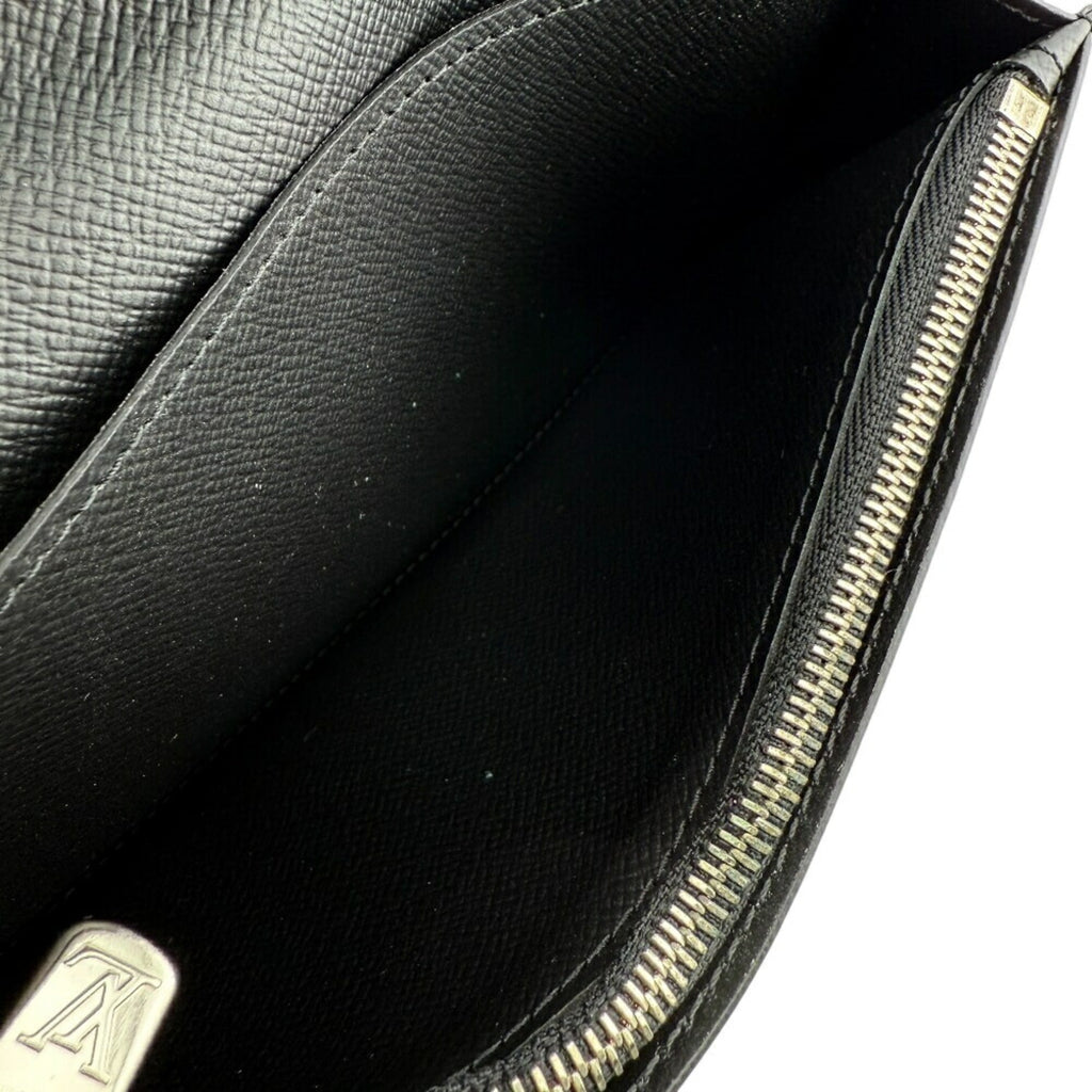 Louis Vuitton Monogram Macassar Brown Leather Long Wallet