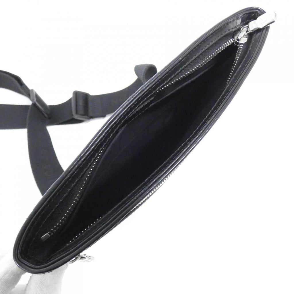 Louis Vuitton Dark Gray Graphite Coated Canvas Shoulder Bag
