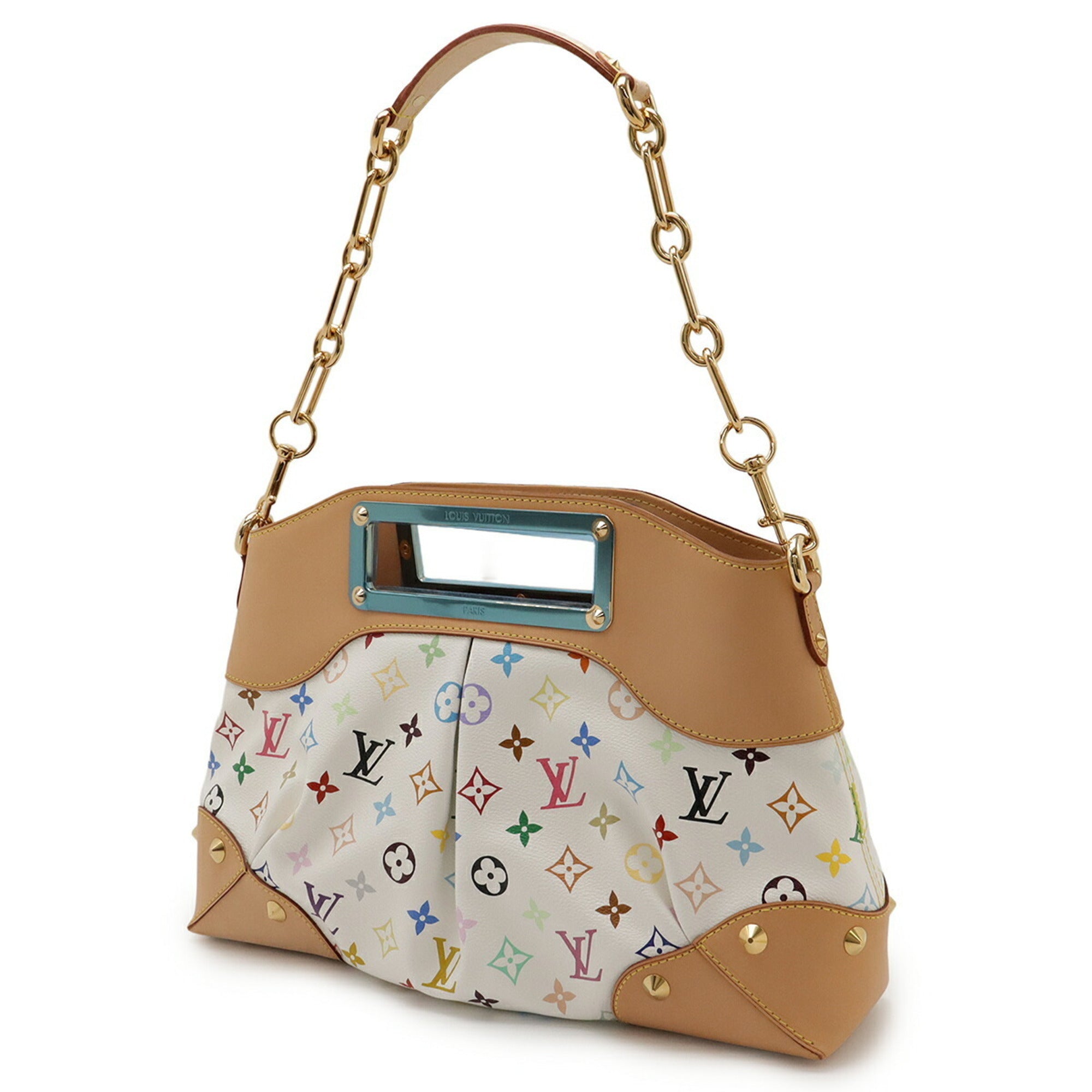 Louis Vuitton Blanc Multi-Color Monogram Multicolore Handbag Shoulder Bag