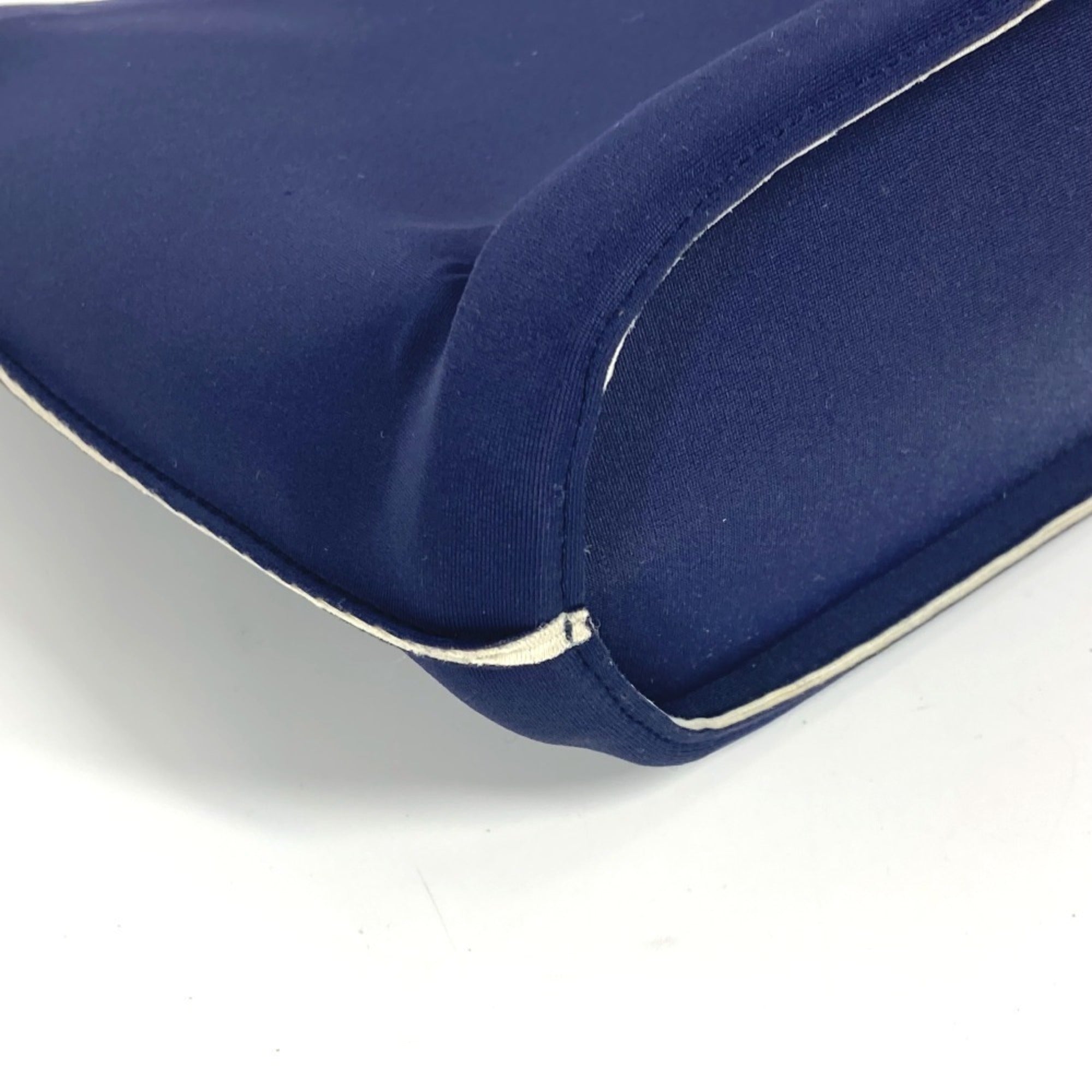 Chanel Navy Polyamide Handbag Tote Bag
