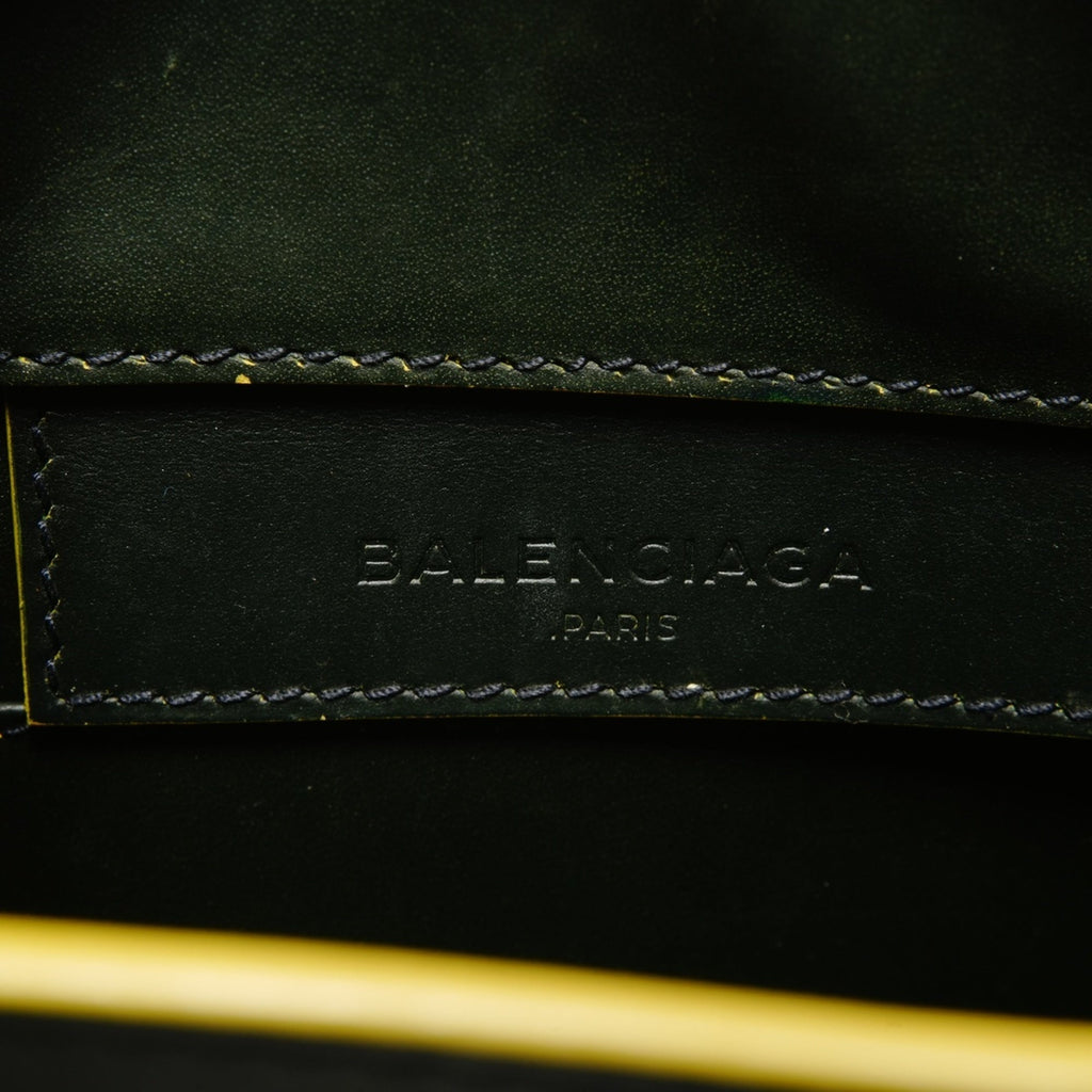 Balenciaga Green Leather Hand