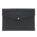 Louis Vuitton Noir Leather Clutch Bag Pochette