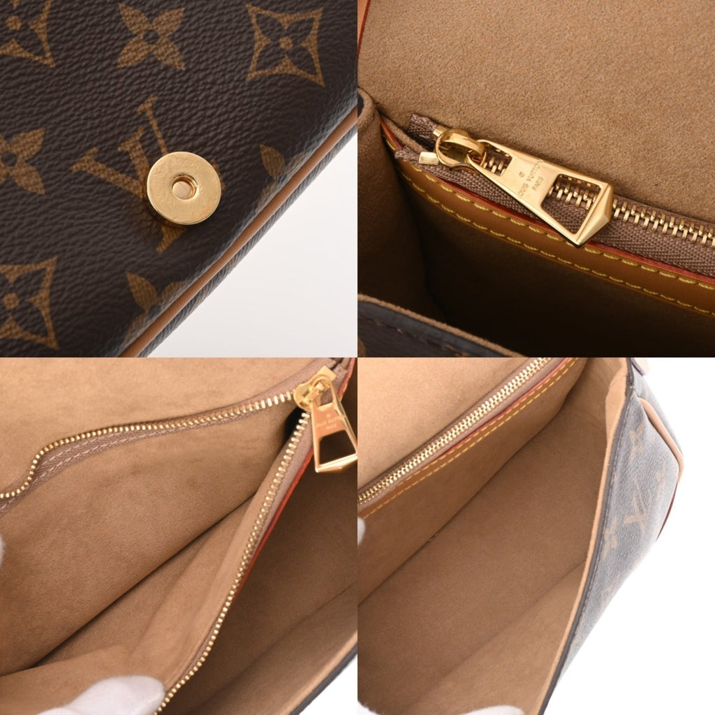 Louis Vuitton Brown Monogram Canvas Shoulder Bag