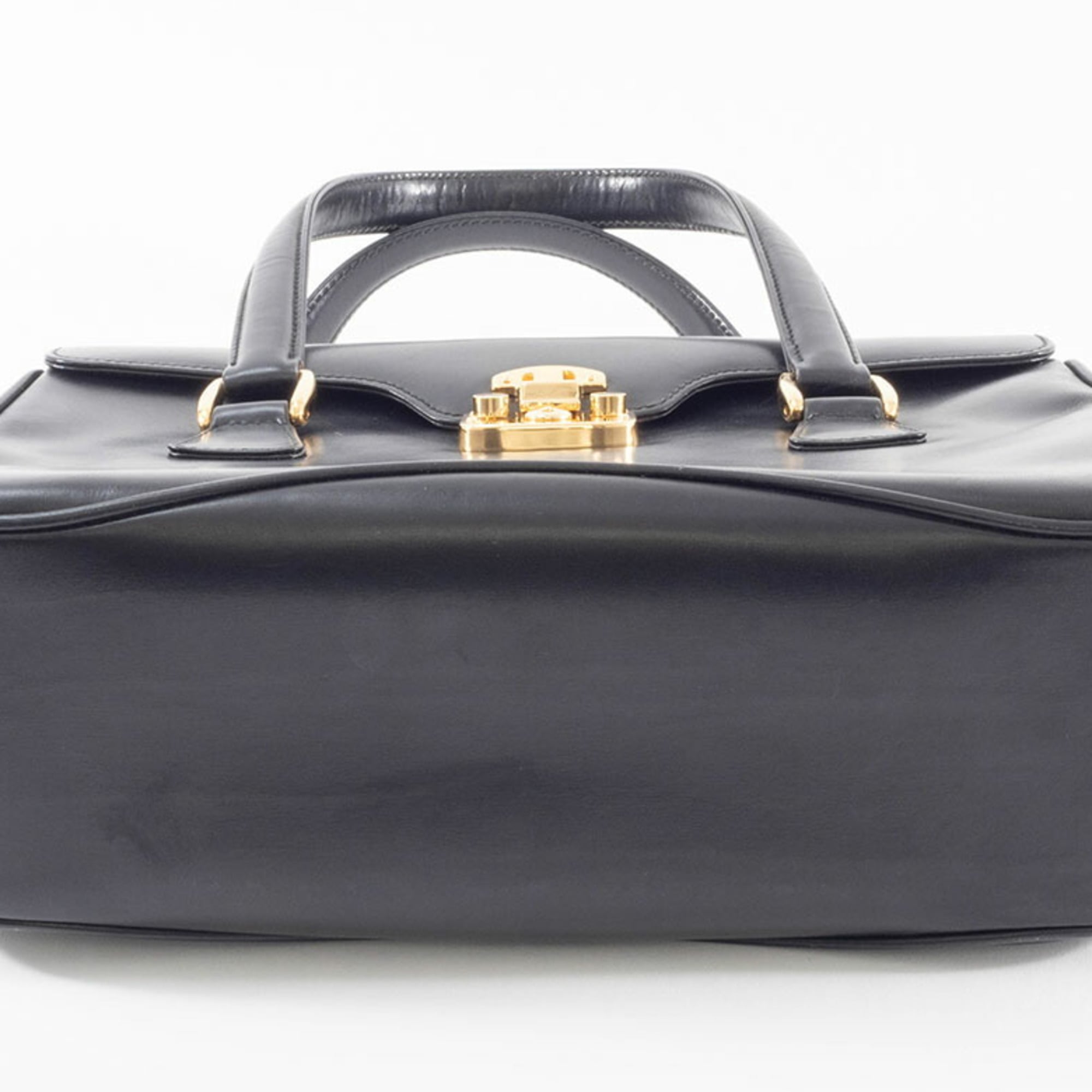 Gucci Black Leather Handbag (Pre-Owned)