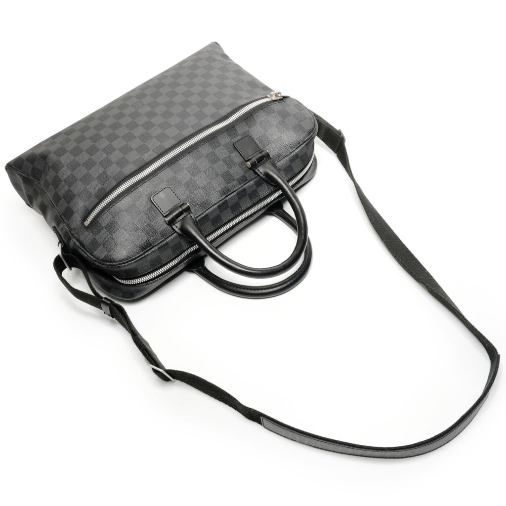 Louis Vuitton Black Damier Graphite Shoulder Bag