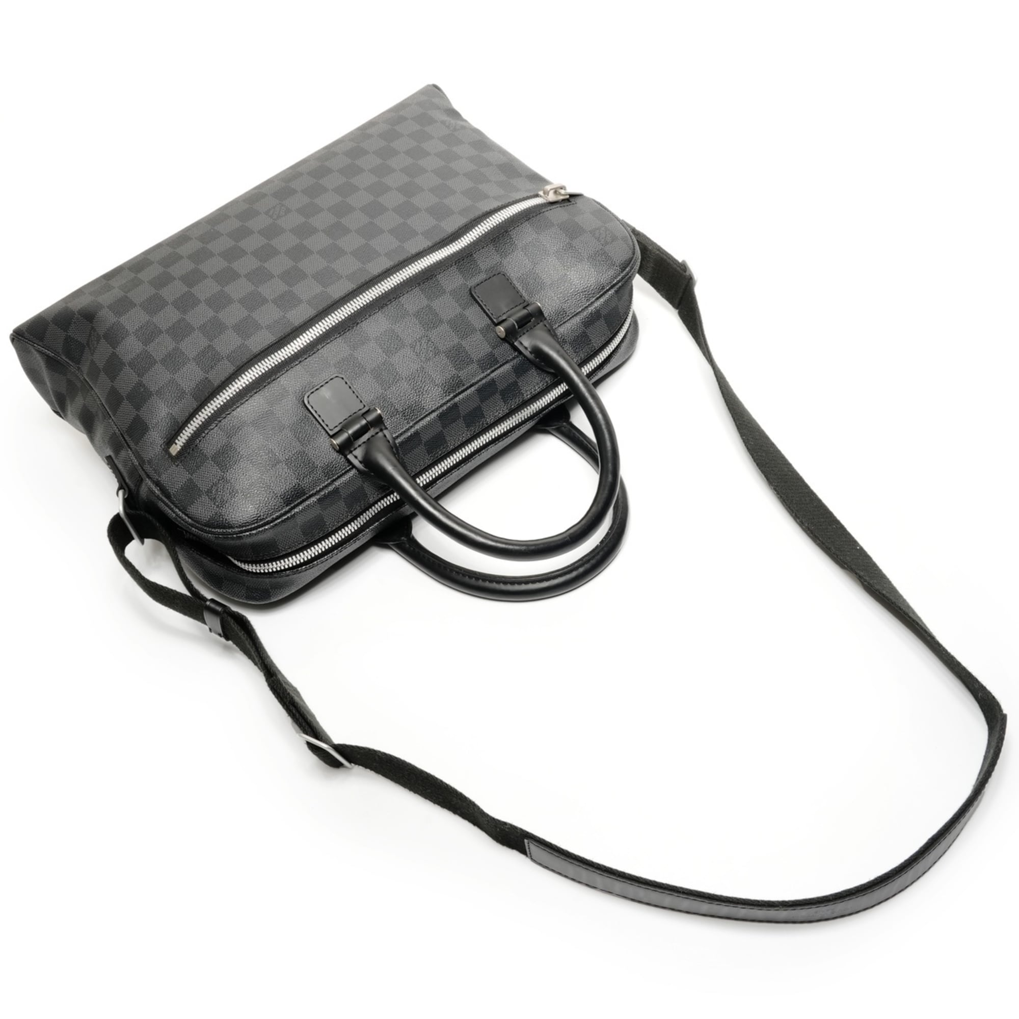 Louis Vuitton Black Damier Graphite Shoulder Bag