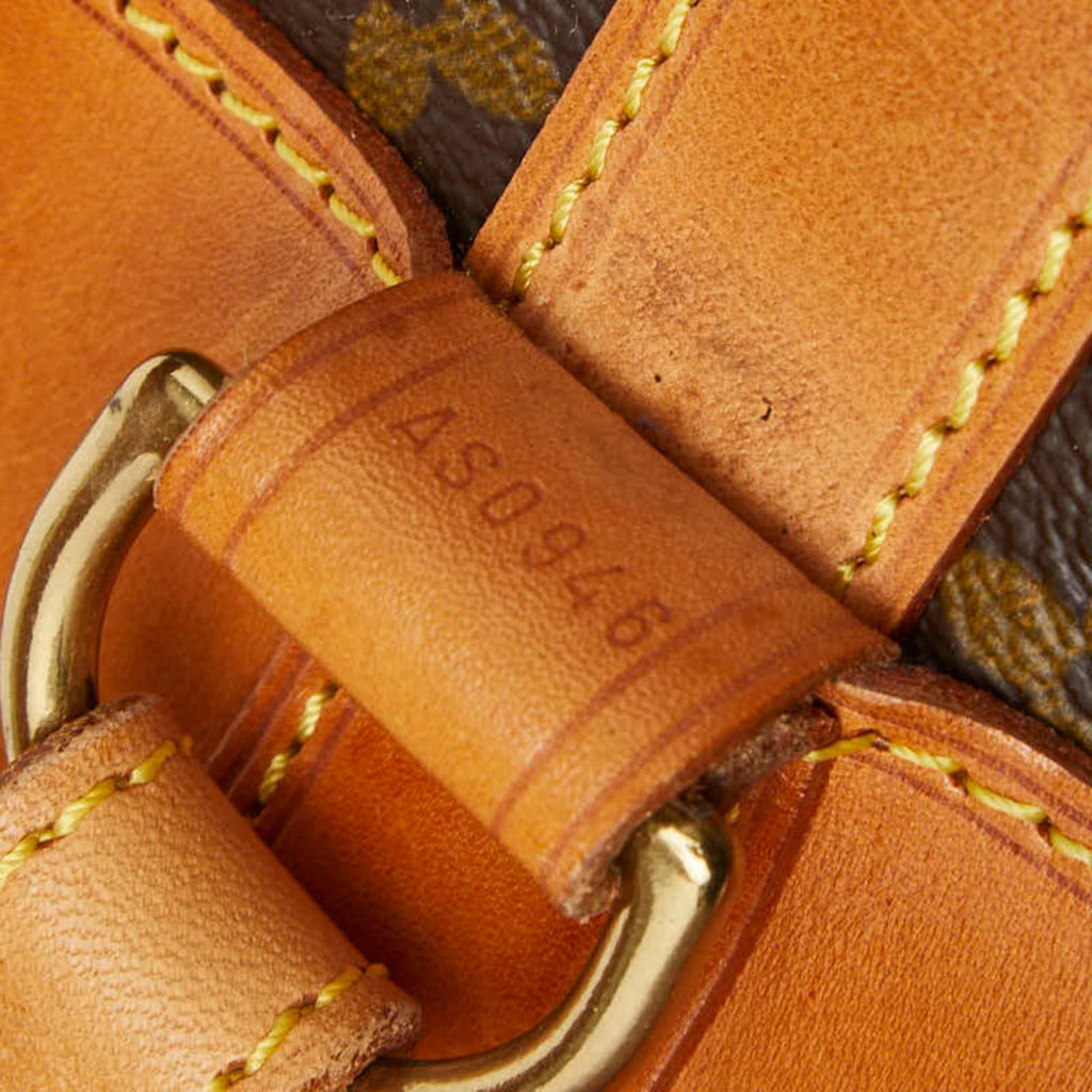 Louis Vuitton Brown Pvc Leather Shoulder Bag Sling Bag