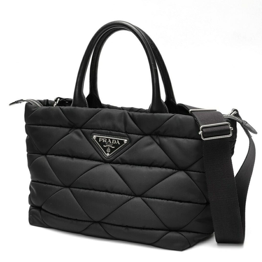 Prada Black Nylon Tote Bag