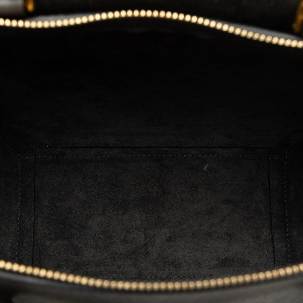 Celine Gray Leather Handbag Shoulder Bag