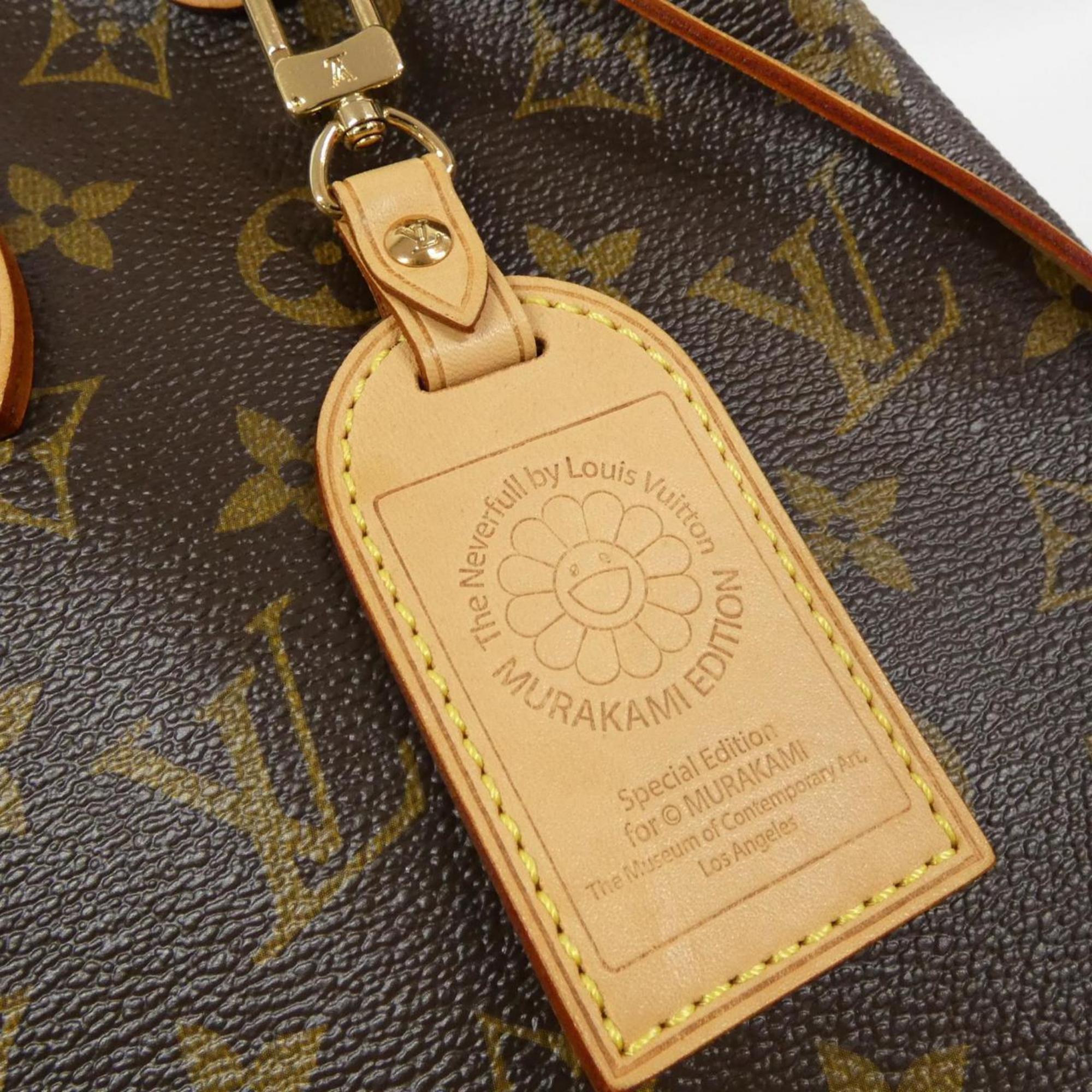 Louis Vuitton Brown Coated Canvas Handbag