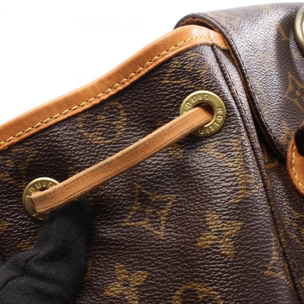 Louis Vuitton Brown Pvc Coated Canvas Monogram Leather Backpack