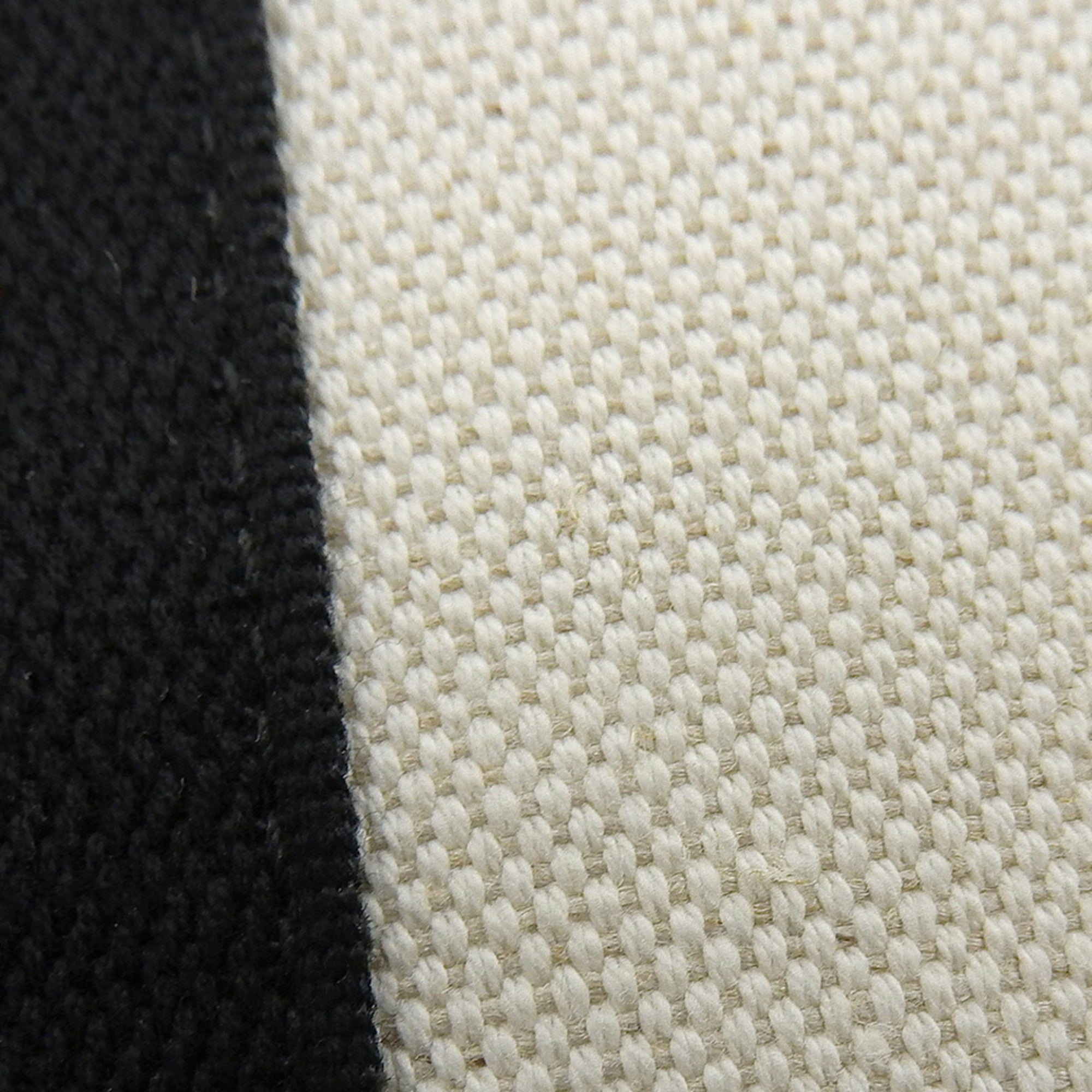 Balenciaga Black Off-White Canvas Leather Handbag Tote
