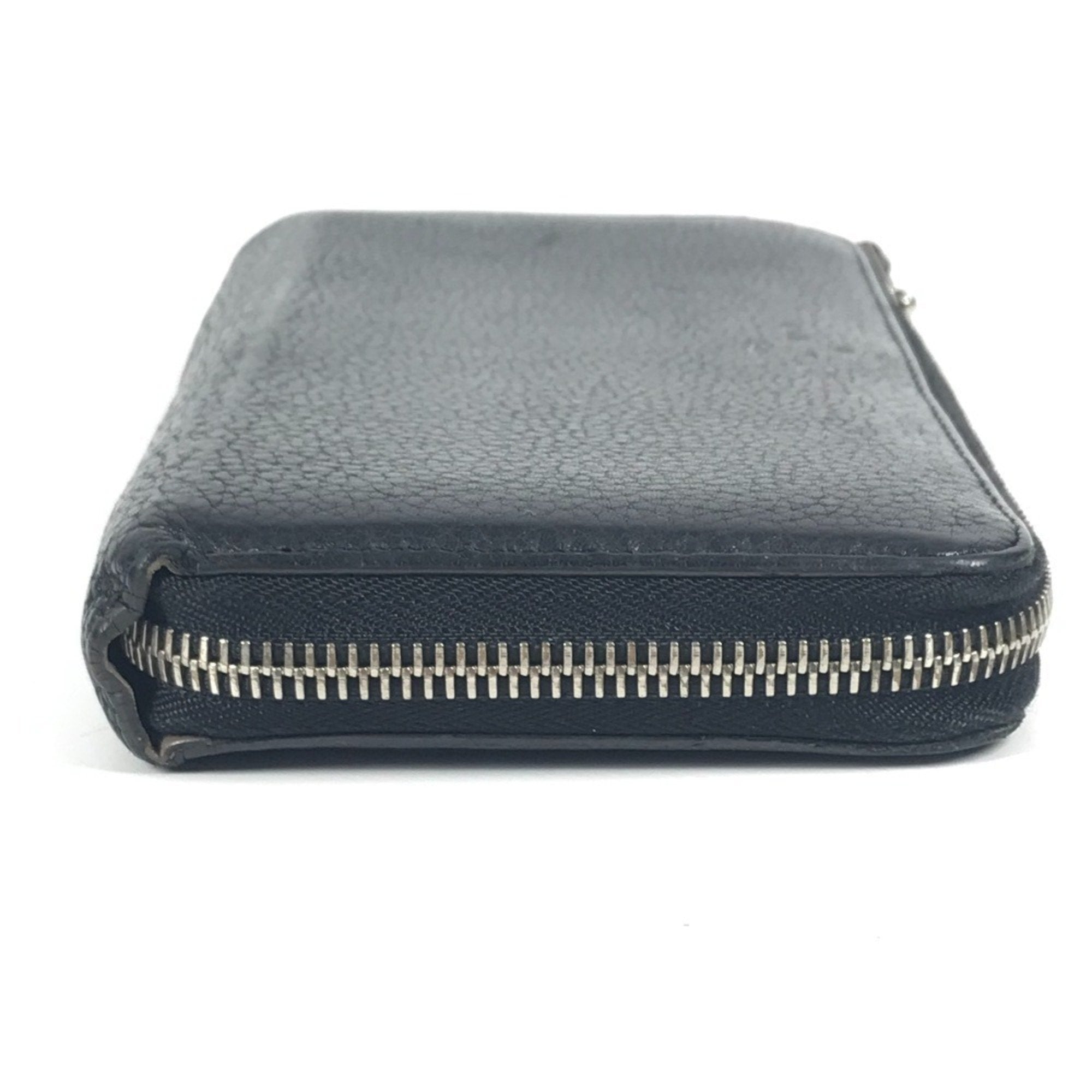 Louis Vuitton Black Leather Long Wallet