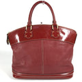 Louis Vuitton Red Color Tanami Suhali Leather Handbag Tote Bag