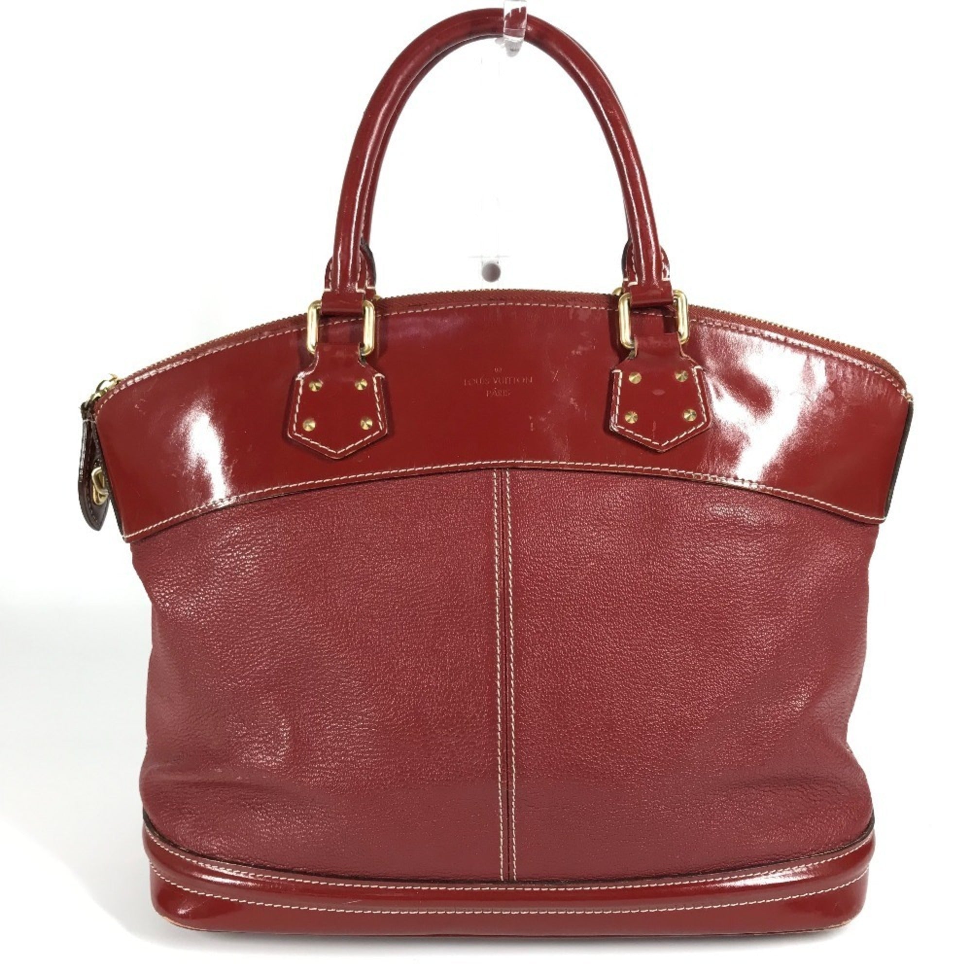 Louis Vuitton Red Color Tanami Suhali Leather Handbag Tote Bag