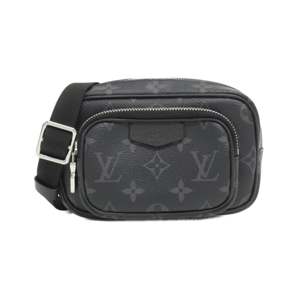 Louis Vuitton Black Coated Canvas Pochette Shoulder Bag