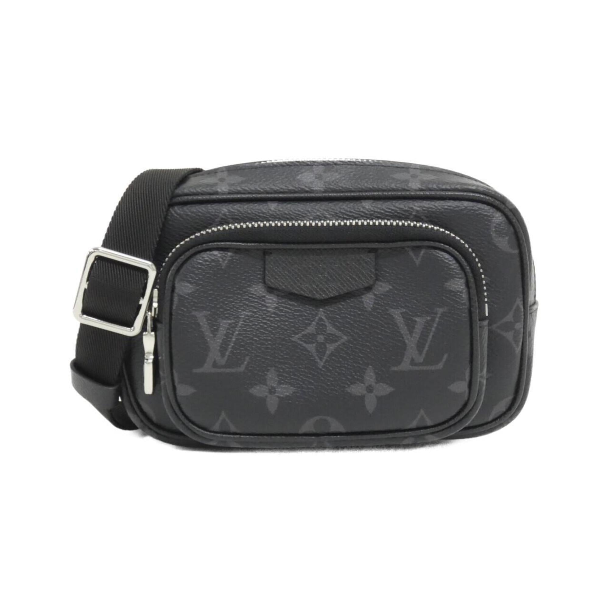Louis Vuitton Black Coated Canvas Pochette Shoulder Bag