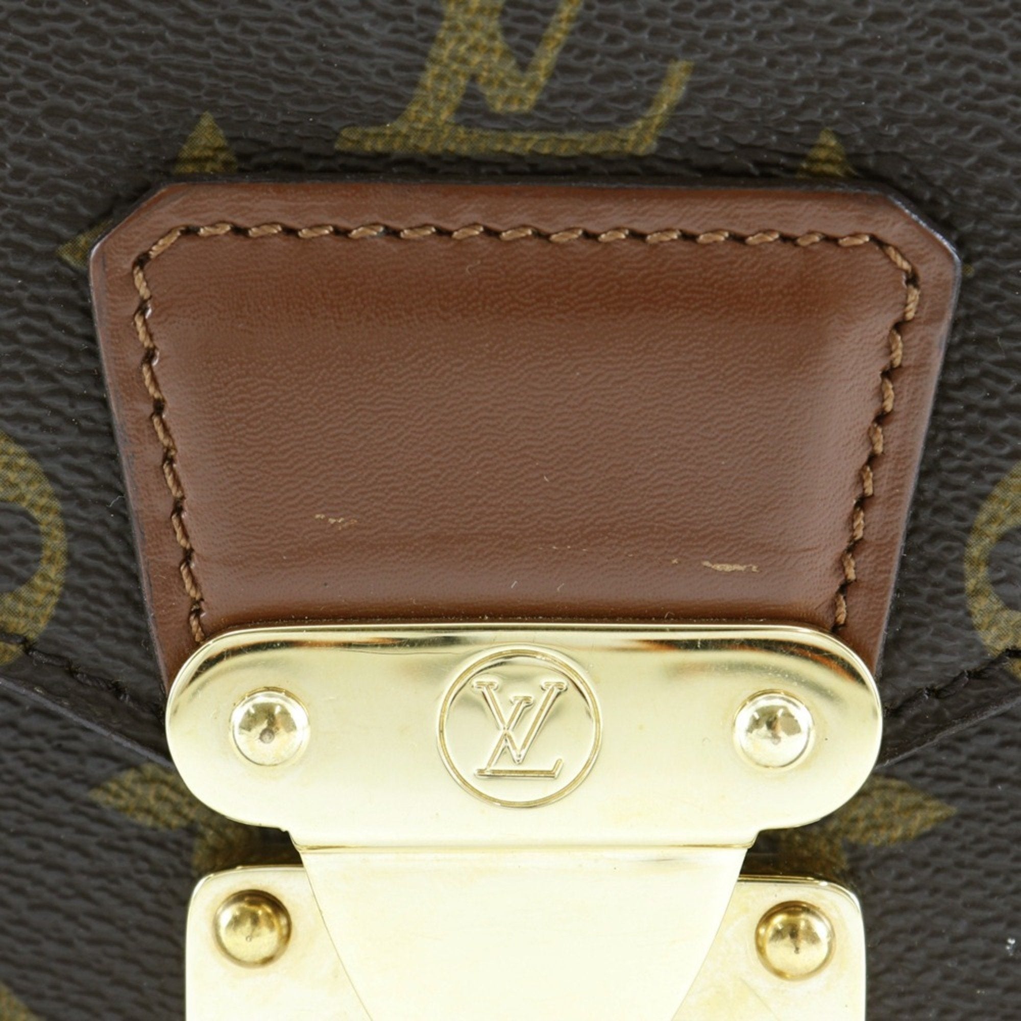 Louis Vuitton Brown Monogram Canvas Handbag