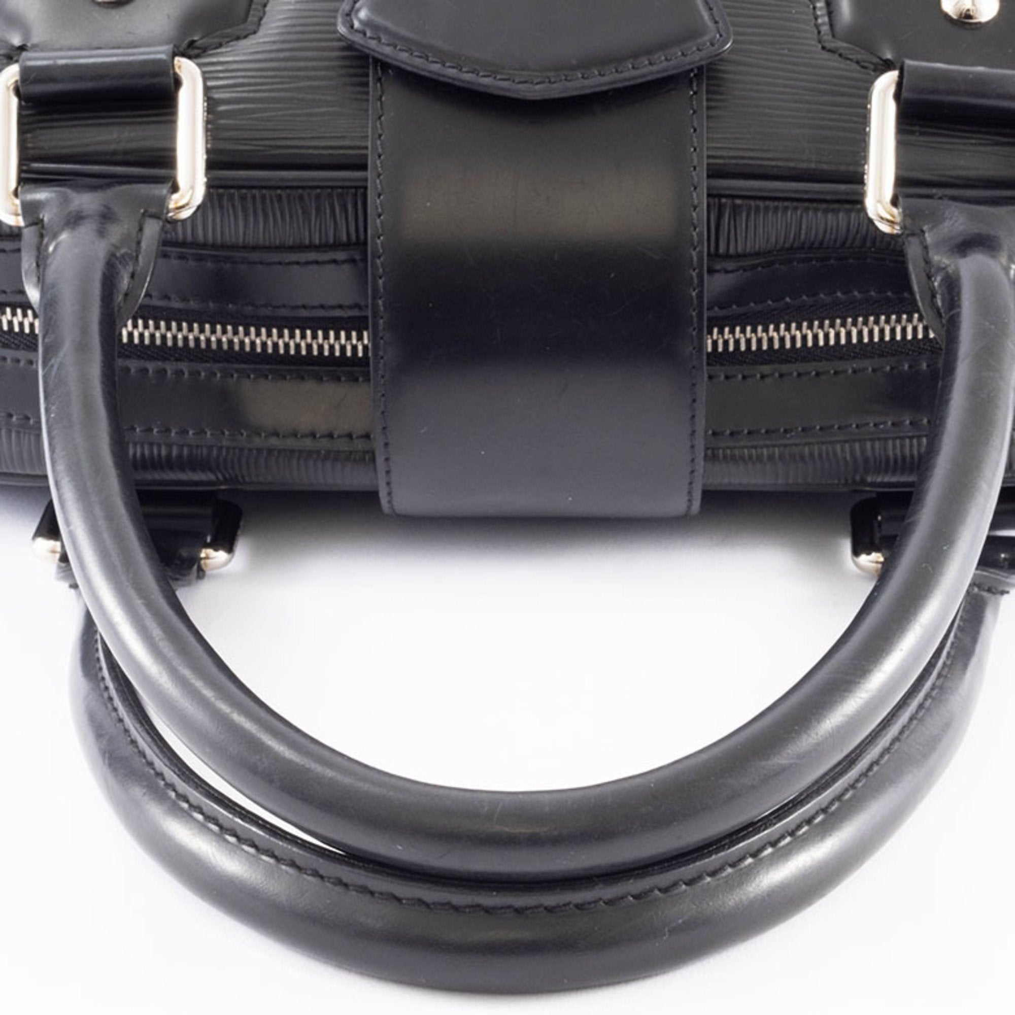 Louis Vuitton Noir Epi Leather Handbag