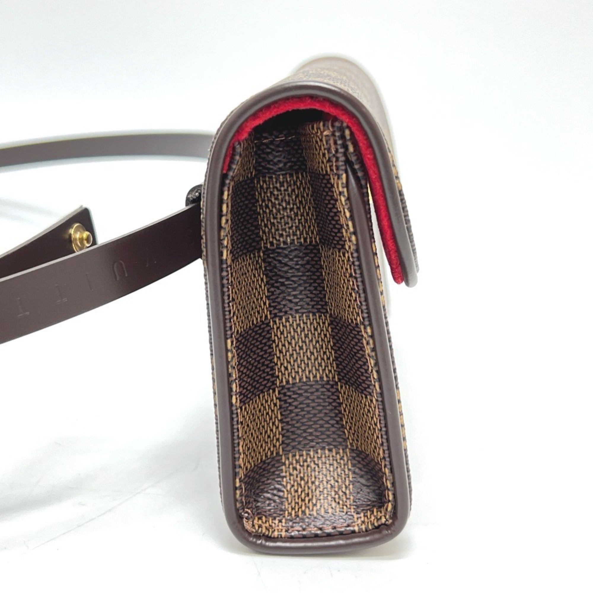 Louis Vuitton Brown Ebene Damier Canvas Pochette Sling Bag