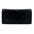 Louis Vuitton Black Leather Long Wallet