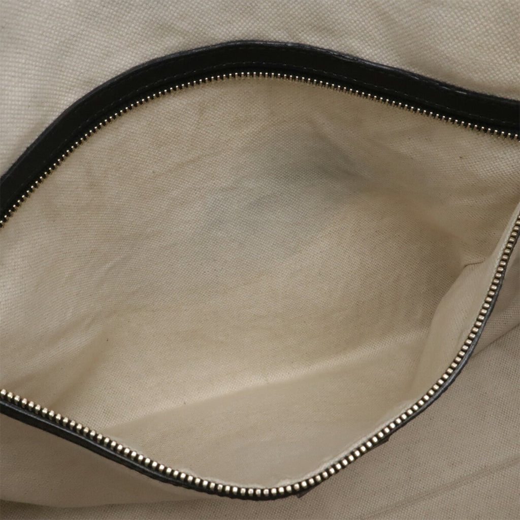 Gucci Black Leather Handbag Shoulder Bag Tote Bag (Pre-Owned)