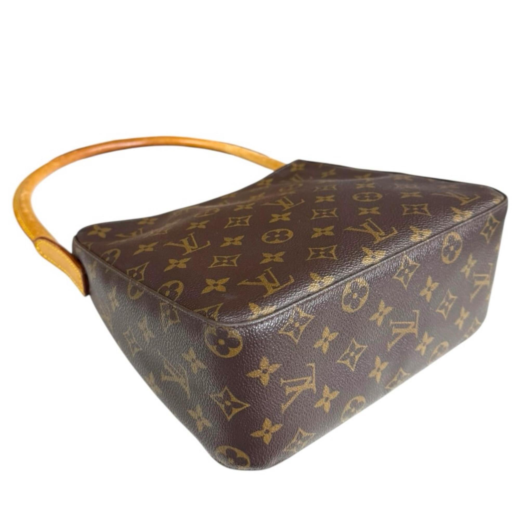 Louis Vuitton Brown Monogram Canvas Shoulder Bag