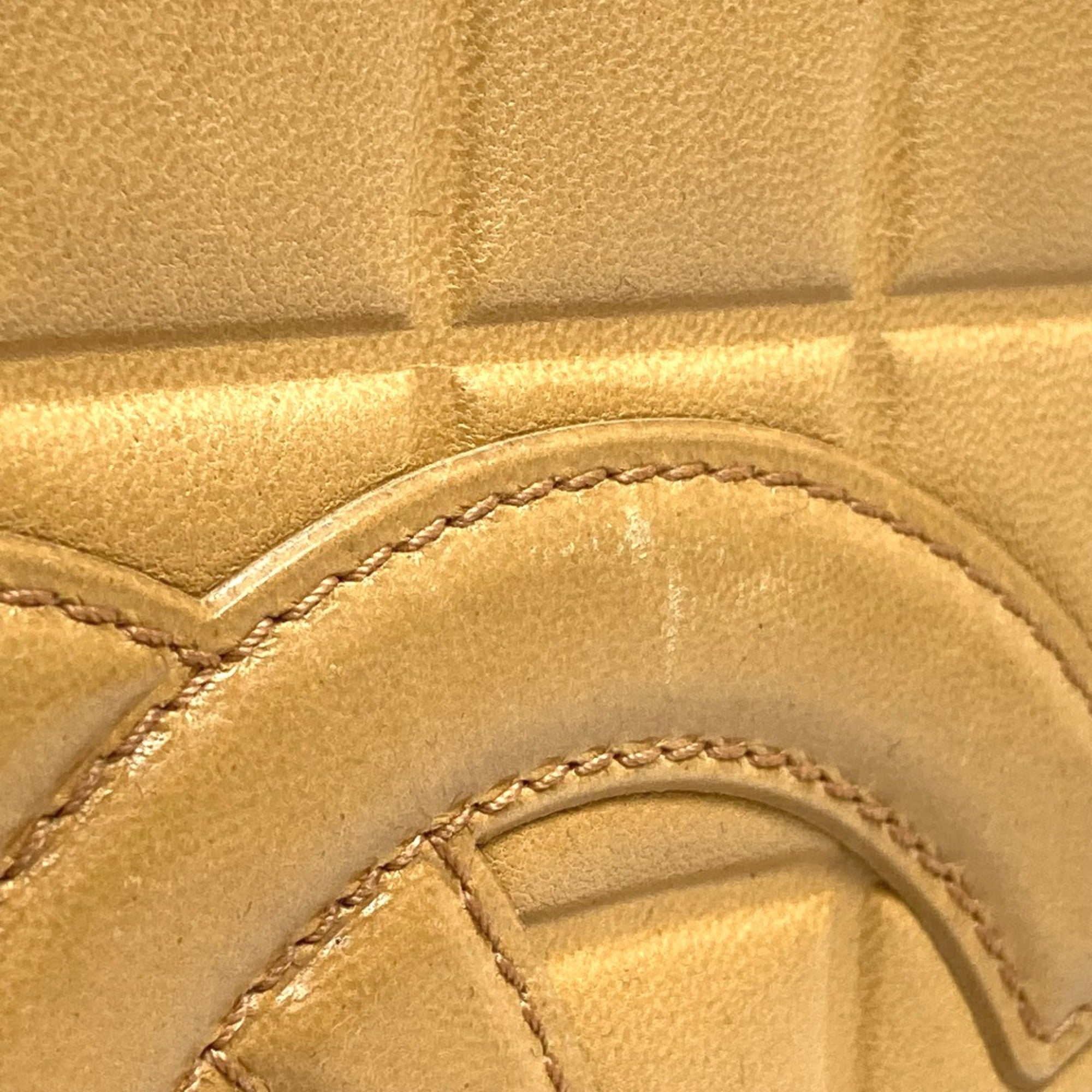 Chanel Beige Leather Tote Bag