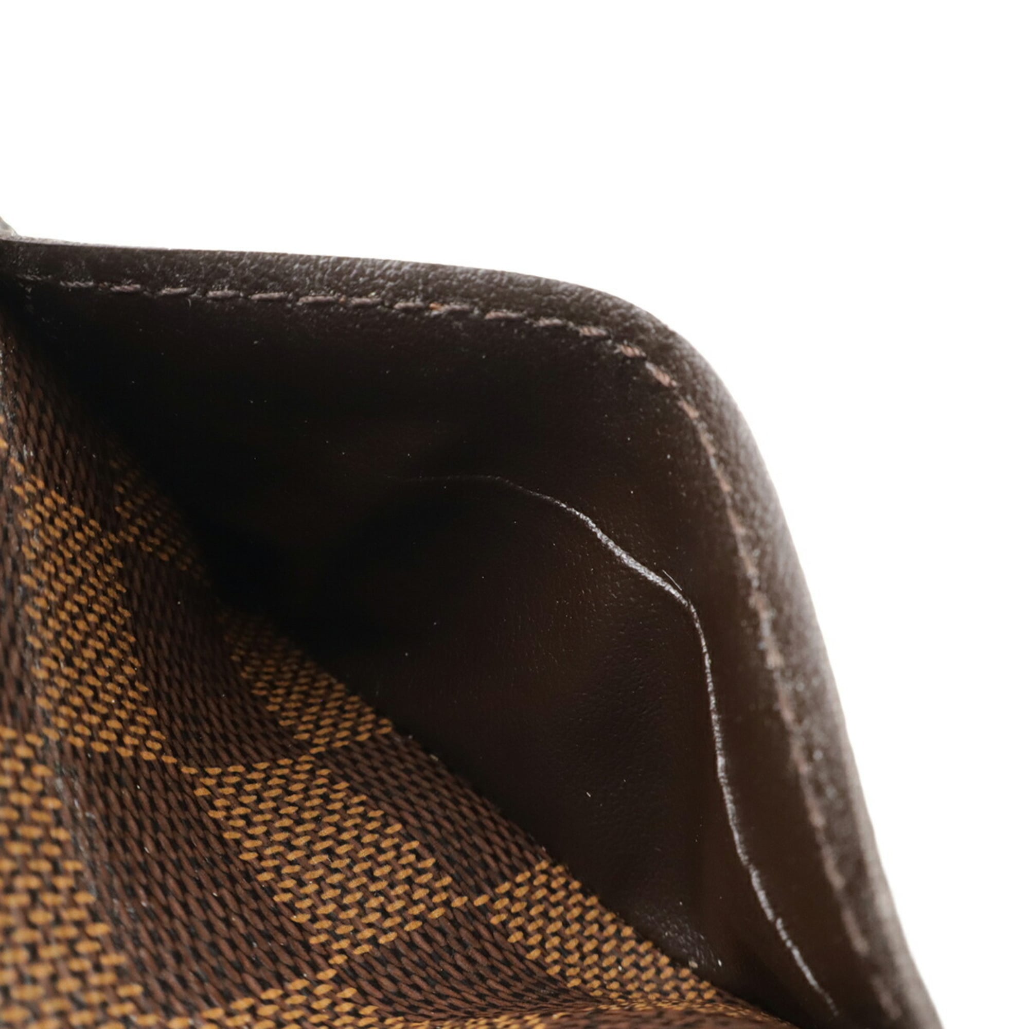 Louis Vuitton Brown Pvc Coated Canvas Damier Canvas Long Wallet