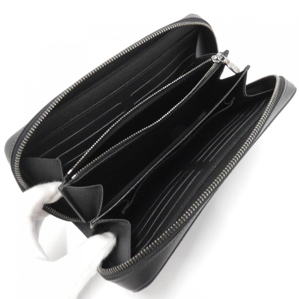 Louis Vuitton Black Coated Canvas Long Wallet