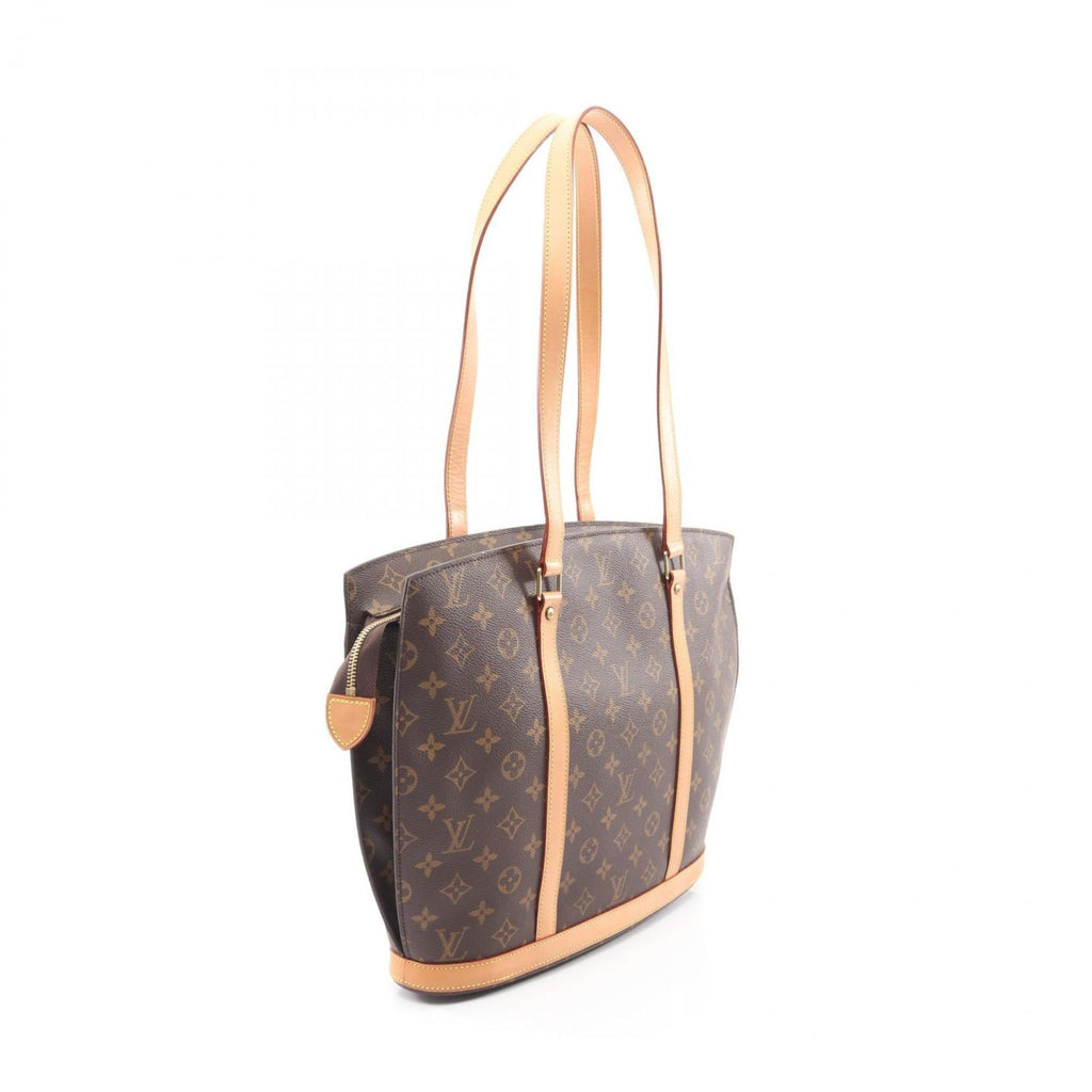 Louis Vuitton Brown Coated Canvas Leather Shoulder Bag