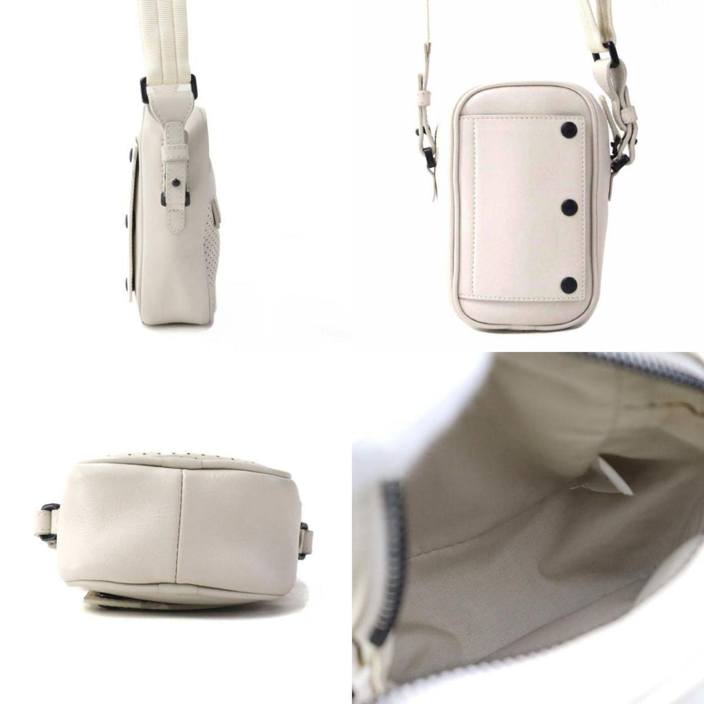 Bottega Veneta Ivory Leather Shoulder Bag