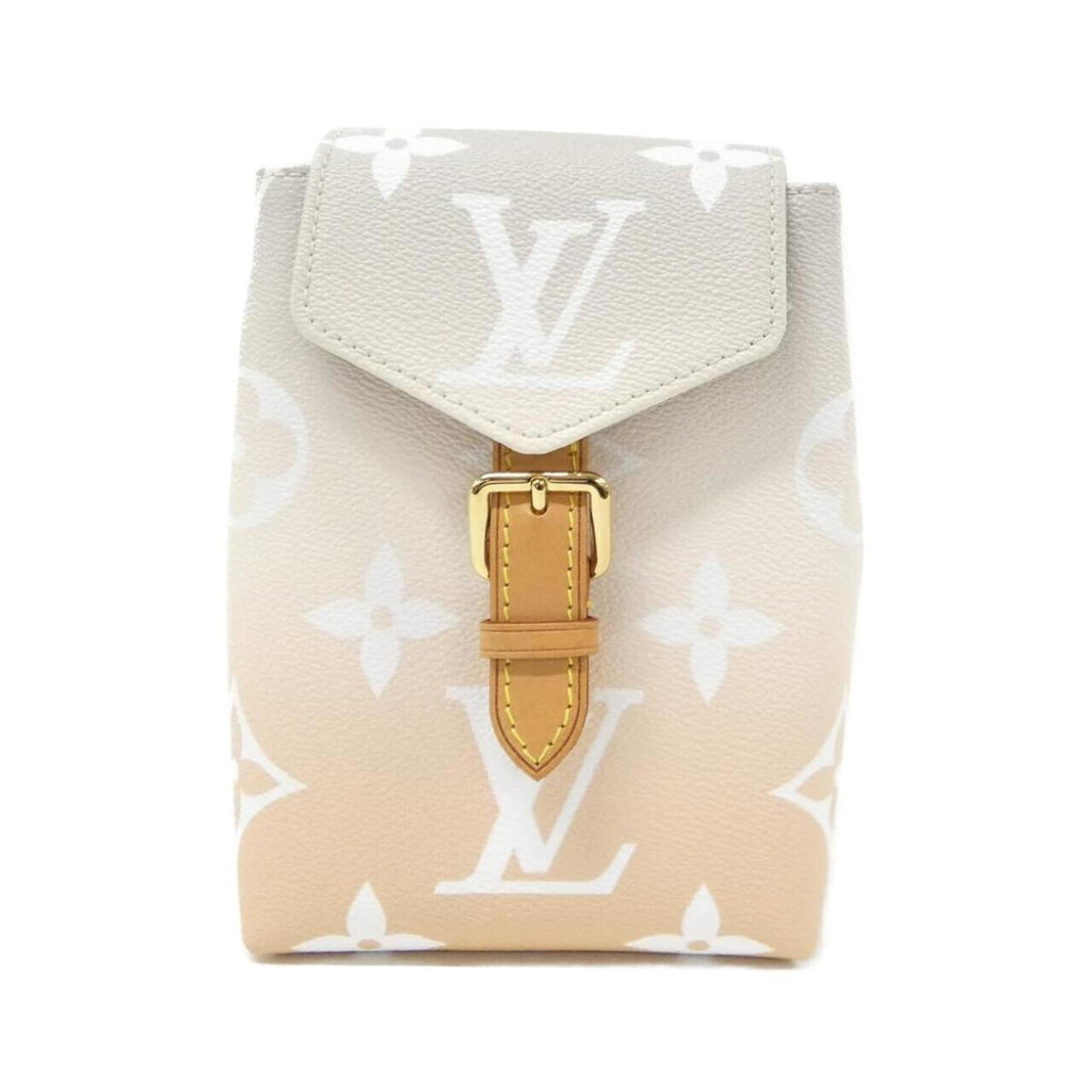 Louis Vuitton Gray Coated Canvas Backpack