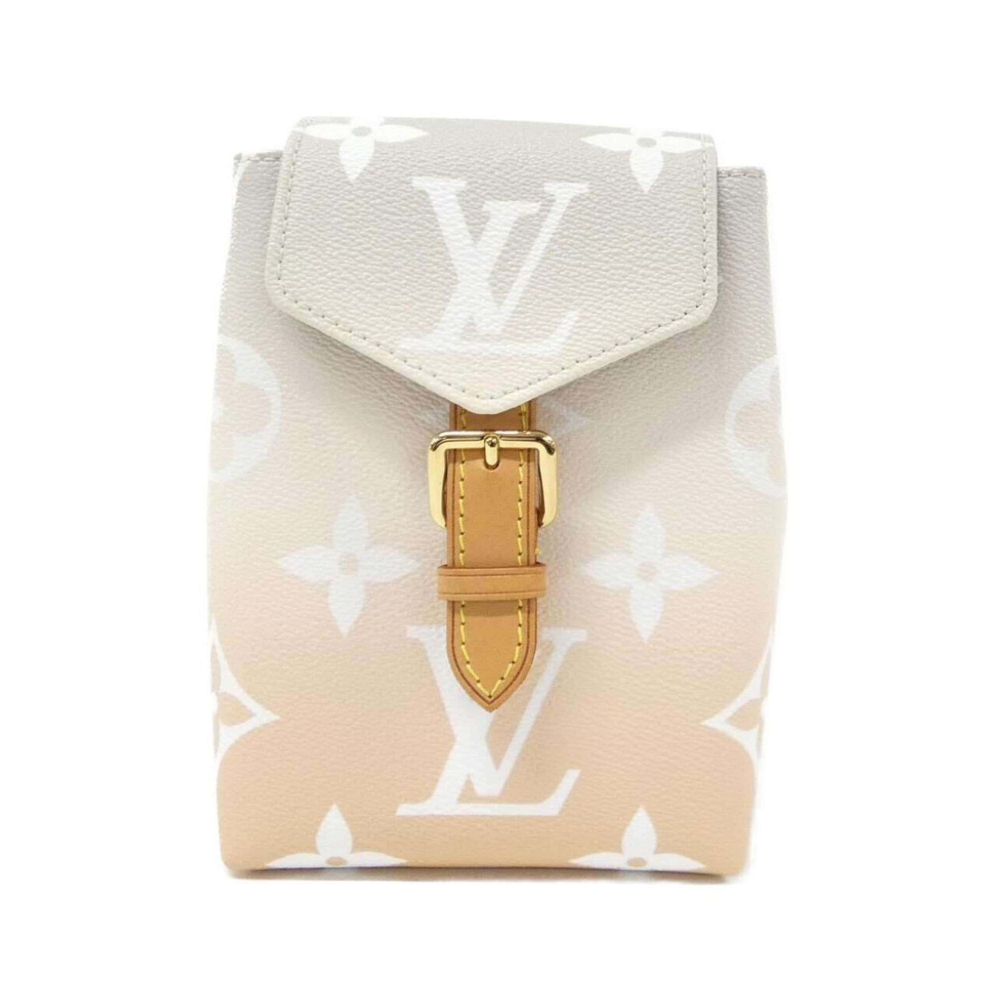 Louis Vuitton Gray Coated Canvas Backpack