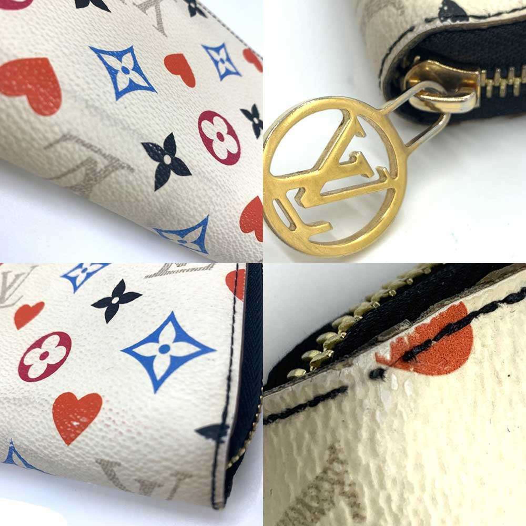 Louis Vuitton Multi-Color White Monogram Multicolore Card Wallet