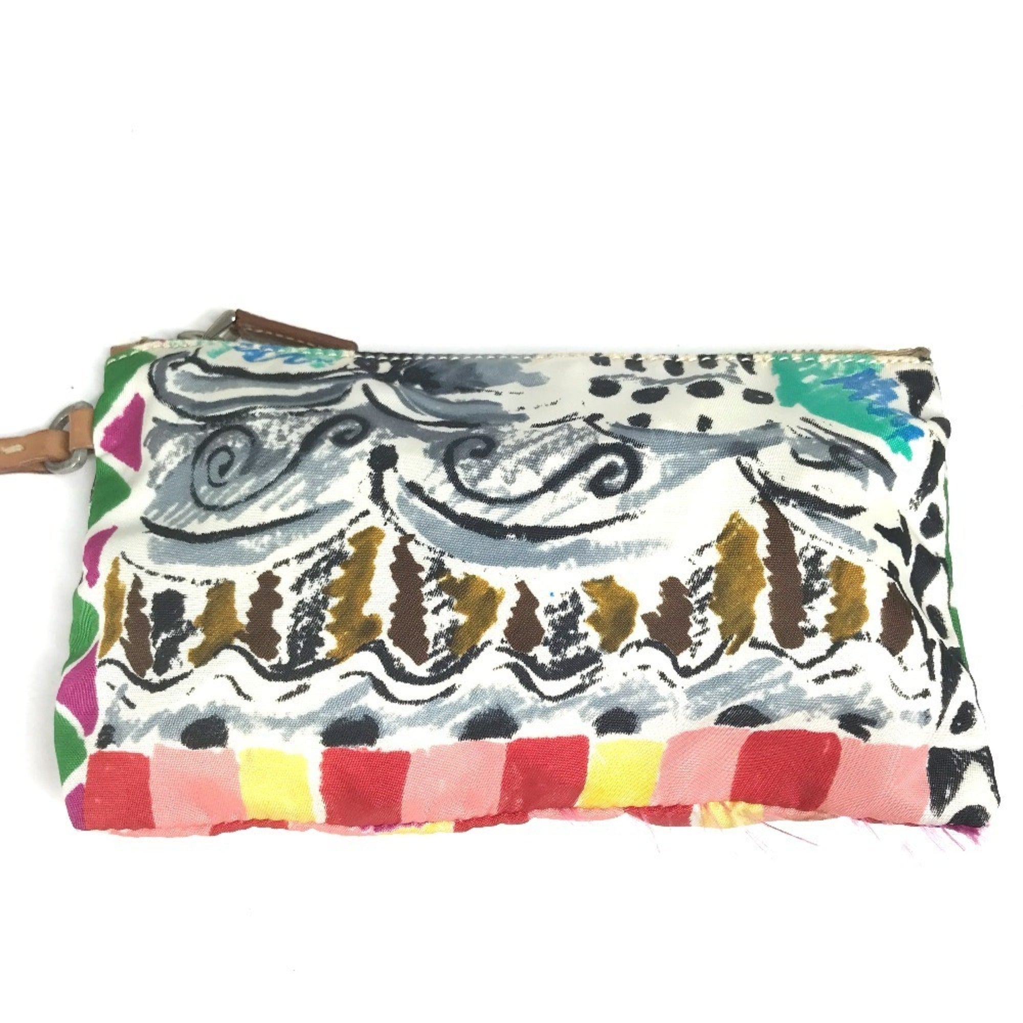 Prada Multi-Color Vinyl Shoulder Bag Tote Bag