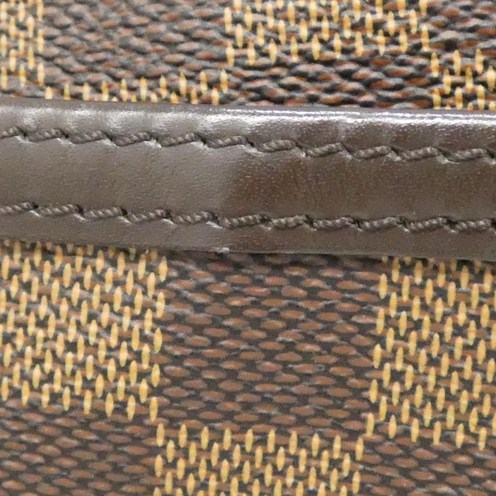 Louis Vuitton Brown Coated Canvas Shoulder Bag