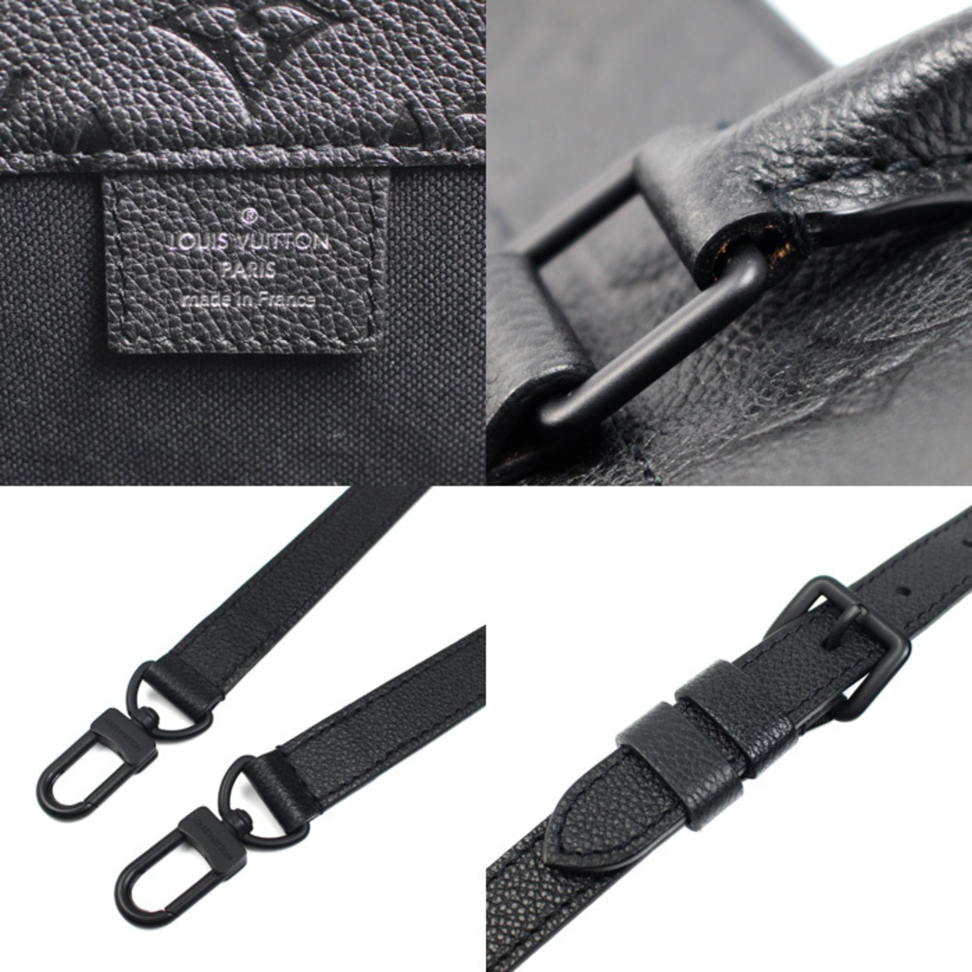 Louis Vuitton Black Monogram Empreinte Shoulder Bag