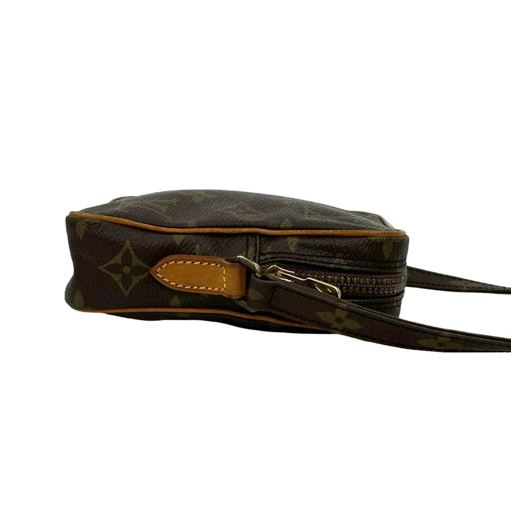 Louis Vuitton Brown Leather Pvc Pochette Shoulder Bag