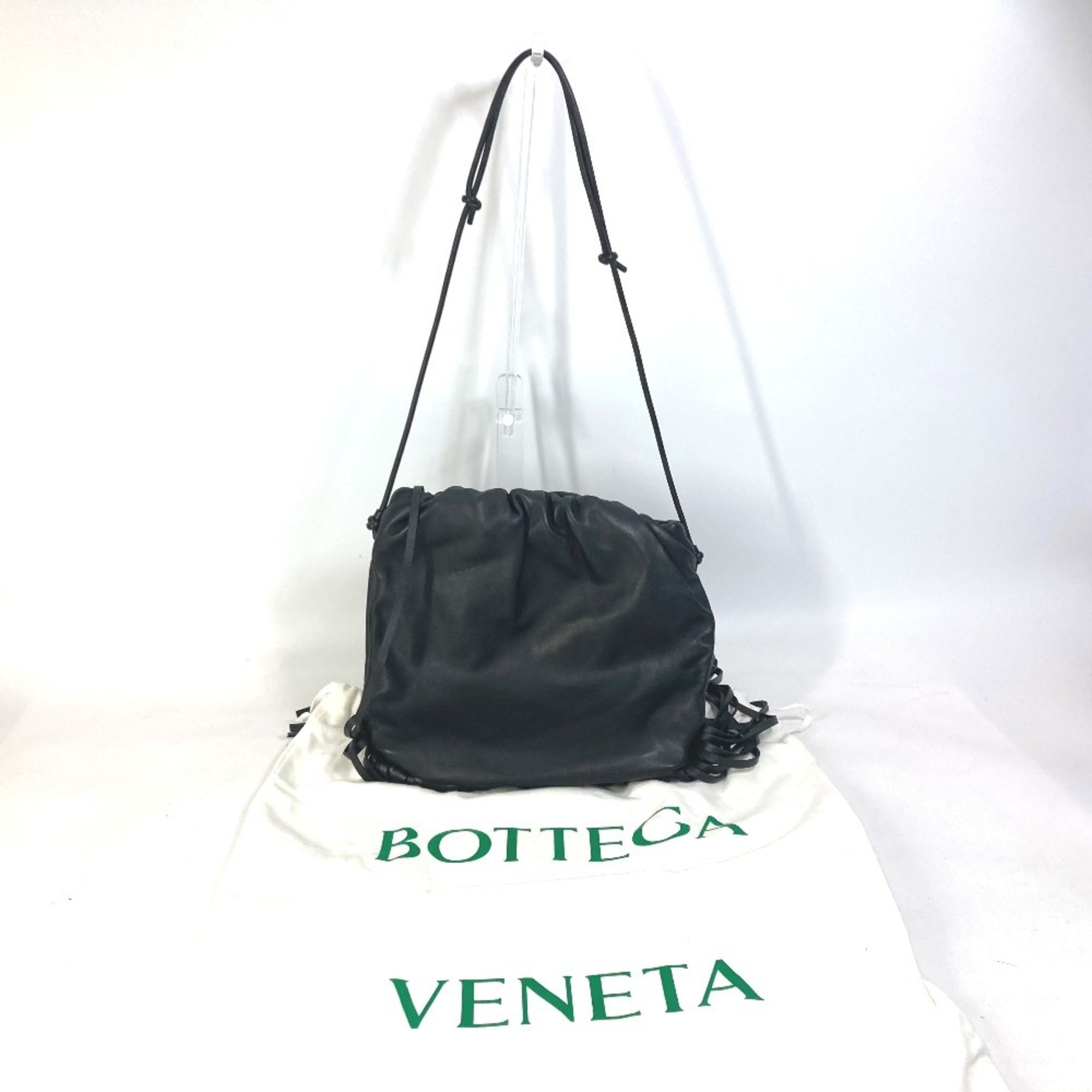 Bottega Veneta Black Leather Shoulder Bag